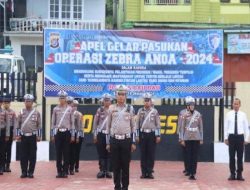 Polres Baubau Gelar Operasi Zebra Anoa 2024 Dari 14 – 27 Oktober