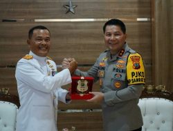 Kapolda Sulut Didampingi Wakapolda Kunjungi Mako Lantamal VIII Manado 