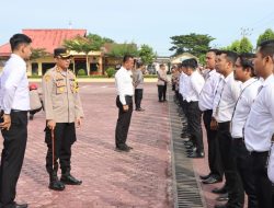 Pimpin Gaktibplin, Kapolres Aceh Timur: “Sebagai Anggota Polri Harus Bisa Memberi Contoh Yang Baik Bagi Masyarakat