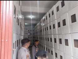 Wakapolres Kuansing Cek Kesiapan Personil Pengamanan Gudang Logistik KPU Dalam Rangka Operasi Mantap Praja Lancang Kuning 2024