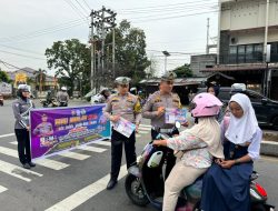Bangga ! Sat Lantas Polres Kuansing Sosialisasikan Lomba Konten Video “Riau Adalah Kita” Untuk Tingkatkan Kesadaran Lalu Lintas