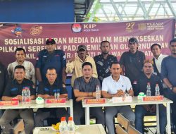 KIP Aceh Timur Ajak Insan Media Gencarkan Sosialisasi Pilkada Damai 2024.