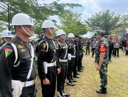 Danrem 061 Brigjen TNI Faisol Izuddin Karimi Cek Kesiapan Pengamanan kunjungan Wapres K.H. Ma’ruf Amin ke Istana Kepresidenan Cipanas.