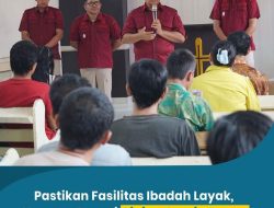 Pastikan Fasilitas Ibadah Layak, Karutan Dumai Tinjau Gereja di Dalam Rutan
