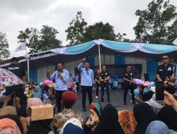 Kampanye Ke 4 Paslon Nomor Urut 1 H.Arlan-Prengki Di Desa Jungai Masyarakat Padati Lapangan.