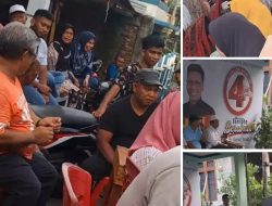 Ratusan Masyarakat hadiri kampanye Dialogis calon No urut 4 Sahril Makmur di Kelurahan kayu Merah Rt 12