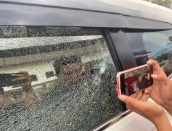 Kaca Mobil Camat Baito Yang Kerap Tumpangi Supriyani Alami Pecah,Mirip Peluru Senjata