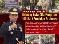 Polres Buteng Dukung Program Astacita Pangan Program 100 Hari Presiden Prabowo Subianto