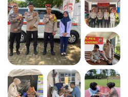 Subsatgas Dokkes Polres Kuansing Patroli Kesehatan dan Pelayanan Medis Dalam Rangka Operasi Mantap Praja LK 2024
