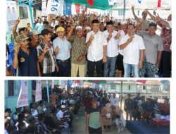 Warga Desa Bajo Botang Lomang Banjiri Kampanye Terbuka Terbatas, Paslon Nomor Urut 2 Rusihan-Muhtar