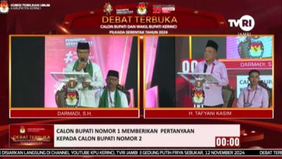 Kuasai Materi Pasangan Darmadi-Darifus,di Debat Terbuka fokus Kupas isu Strategis dan Berinovasi 
