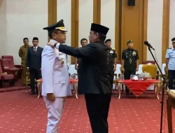 Ridwan Badallah Resmi Dilantik Oleh Pj Gubernur Sultra Sebagai Pj Bupati Busel