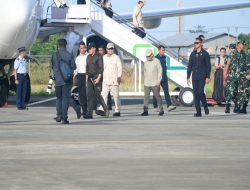 Presiden Prabowo Subianto Tiba Di Marauke