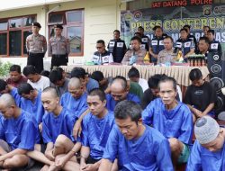 Grebek Lapo Tuak Tak Berizin, Satresnarkoba Polres Musi Rawas Amankan 13 Pelaku Positif Konsumsi Amfetamin Jenis Ekstasi