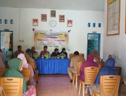 Bhabinkamtibmas Desa Kabubu Hadiri Penyaluran BLT-DD Bulan Desember Tahun 2024