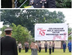 Wakapolres Halmahera Utara Pimpin Upacara Hari Bela Negara Ke-76