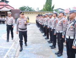 Apel Gelar Pasukan Operasi Lilin Marano 2024, Polres Majene Siap Amankan Natal dan Tahun Baru