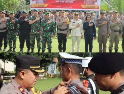 Polres Halmahera Utara Gelar Apel Pasukan Operasi Lilin Kie Raha 2024