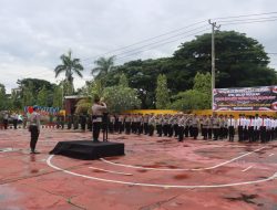 Wakapolres Polman Pimpin Apel Gelar Pasukan Operasi Kepolisian Terpusat Lilin Marano 2024