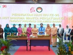 Peringatan Hari Ibu dan HUT DWP, PKK Sulbar Komitmen Jalankan Astacita