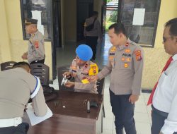 Propam Polres Buteng Laksanakan Pengecekan Senjata Api Anggota Mencegah Adanya Penyalahgunaan Senpi