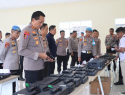 Polda Malut Periksa 137 Senjata Api di Polres Halmahera Selatan untuk Cegah Penyalahgunaan