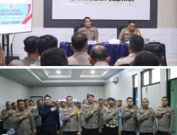 Tatap Muka Kabid Propam Polda Malut dengan Personil Polres Halsel: Meningkatkan Pelayanan Masyarakat