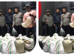 Operasi Polsek Ternate Utara,Berhasil Gagalkan Peredaran 11 Karung Minuman Keras Ilegal Diamankan
