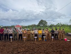 Dukung Progam Ketahanan Pangan Presiden Prabowo, Polres Buton Tengah Laksanakan Penanaman Jagung Serentak 1 Juta Hektar
