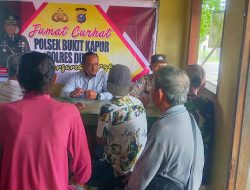 Salut !! Polsek Bukit Kapur Gelar Kegiatan Jumat Curhat Bersama masyarakat Bukit Nenas Dumai