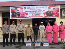 Kapolres Dumai & Ketua Bhayangkari Cabang Dumai Lakukan KunJungan Kerja Ke Polsek Dumai Barat Serta Polsek Dumai Kota