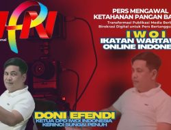 Ketua DPD IWO Indonesia Kerinci-Sungai Penuh Ucapkan Selamat Hari Pers Nasional ( HPN) 2025: