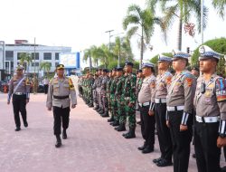 Kapolres Dumai Pimpin Apel Pasukan Operasi Keselamatan Lancang Kuning 2025 