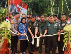 Pangdam IV/Diponegoro Resmikan Jembatan Gantung Merah Putih 10 Desa Kranggan