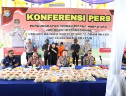 Polda Riau Ungkap Narkoba Jaringan Internasional