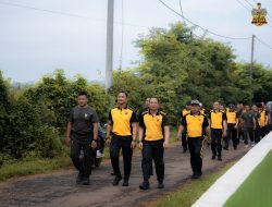 Olahraga Bersama TNI-Polri di Batang, Langkah Awal Wujudkan Lingkungan Aman dan Kondusif