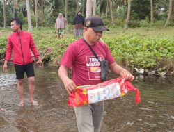 Gabungan Piket Fungsi Polresta Mamuju Respon Cepat Datangi TKP Penemuan Mayat Bayi