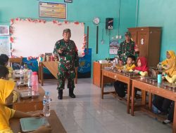 Babinsa Desa Kauman Dampingi Penyaluran Program Makan Bergizi Gratis