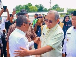 Wali Kota dan Wawali Dampingi Menteri ESDM Kunker di Baubau