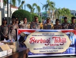 Kapolres Dumai Peduli Masyarakat Dumai Berbagi Takjil Di Bulan Ramadhan .