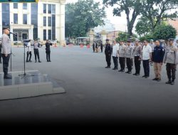 Resmi Dimulai, AKBP Hotman Tamba Pimpin Apel Pagi Operasi Kepolisian Ketupat 2025
