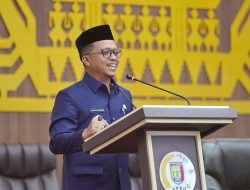 Bupati Pringsewu Riyanto Pamungkas Sampaikan Pidato Perdana di DPRD