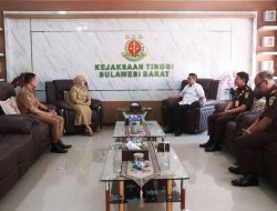 Bupati dan wakil Bupati Sambangi Forkopimda Sulbar Sampaikan Terima Kasih