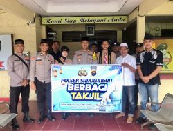 Indahnya Berbagi Takjil Ramadhan ala Polsek Kota Sarolangun