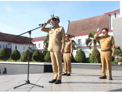 Perdana Apel Gabungan Setelah Dilantik, Bupati: Kami Hadir di Tapsel Ingin Membawa Perubahan