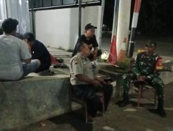 Marak Perang sarung, Babinsa Gringsing Patroli Keliling