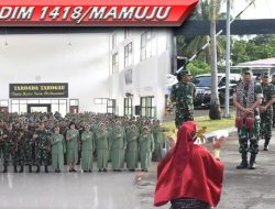Pangdam XIV/Hasanuddin Laksanakan Kunjungan Kerja di Makorem 142/Tatag”