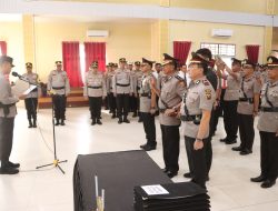 Sejumlah PJU Polres Banyuasin dan Kapolsek Berganti
