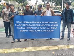 Jiwa Besar Prof Nasaruddin Umar Terima Kordinator Aksi Fitnah Dirinya : Semoga diberi Hidayah
