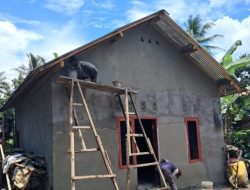 Sudah 90% Bedah Rumah Untuk Surtini Di Pulau Panggung, Dari Polsek Pulau Panggung, Tanggamus